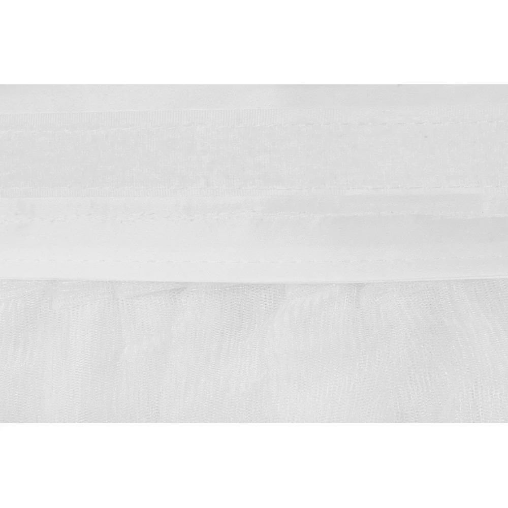 Tulle Tutu 14ft Table Skirt - White - Image 4