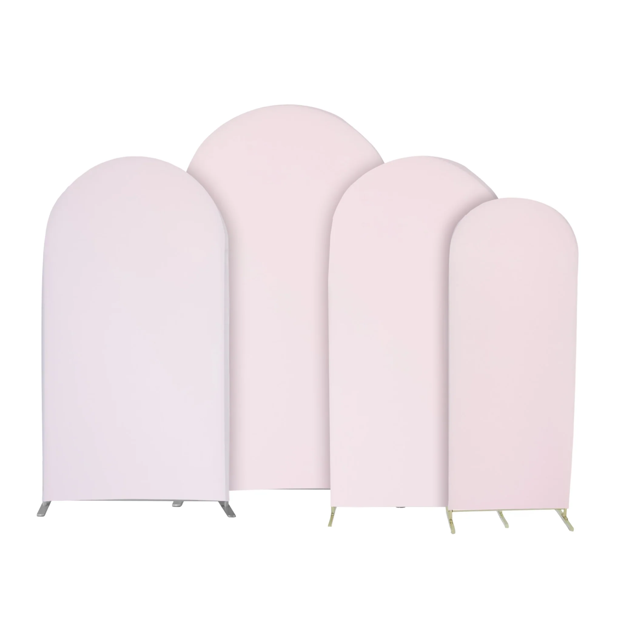 Universal Fit Spandex Covers for All Trio Arch Backdrop Stand (4 pcs) - Pink