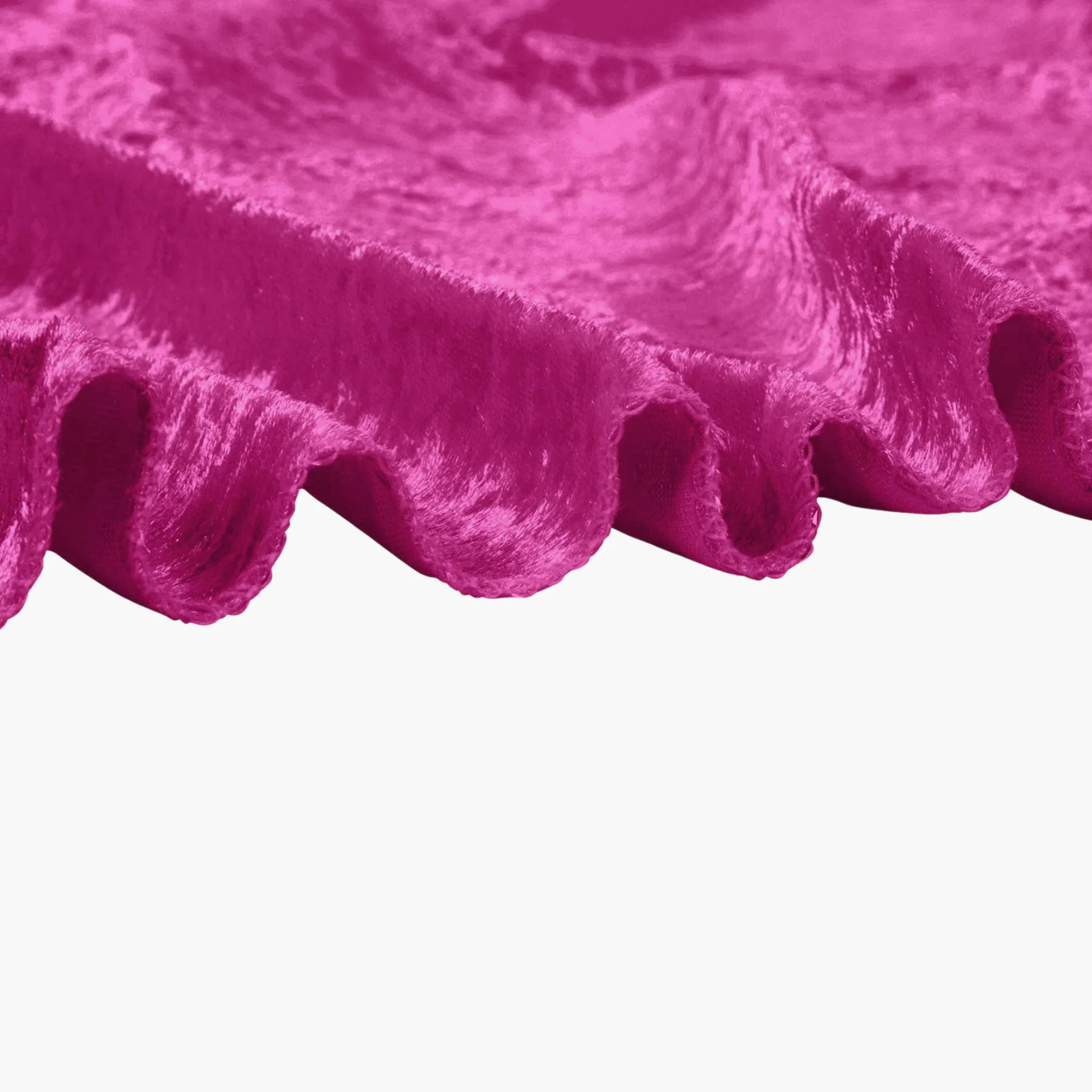 Velvet 10ft H x 52" W Drape/Backdrop Curtain Panel - Magenta - Image 4