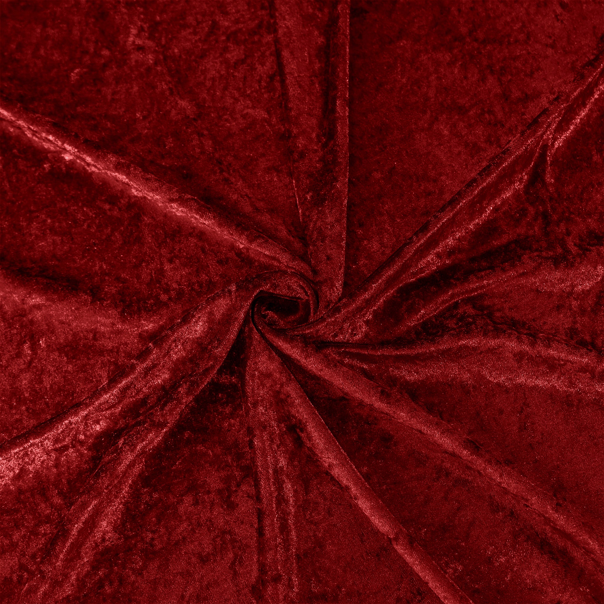 Velvet 120" Round Tablecloth - Apple Red - Image 3