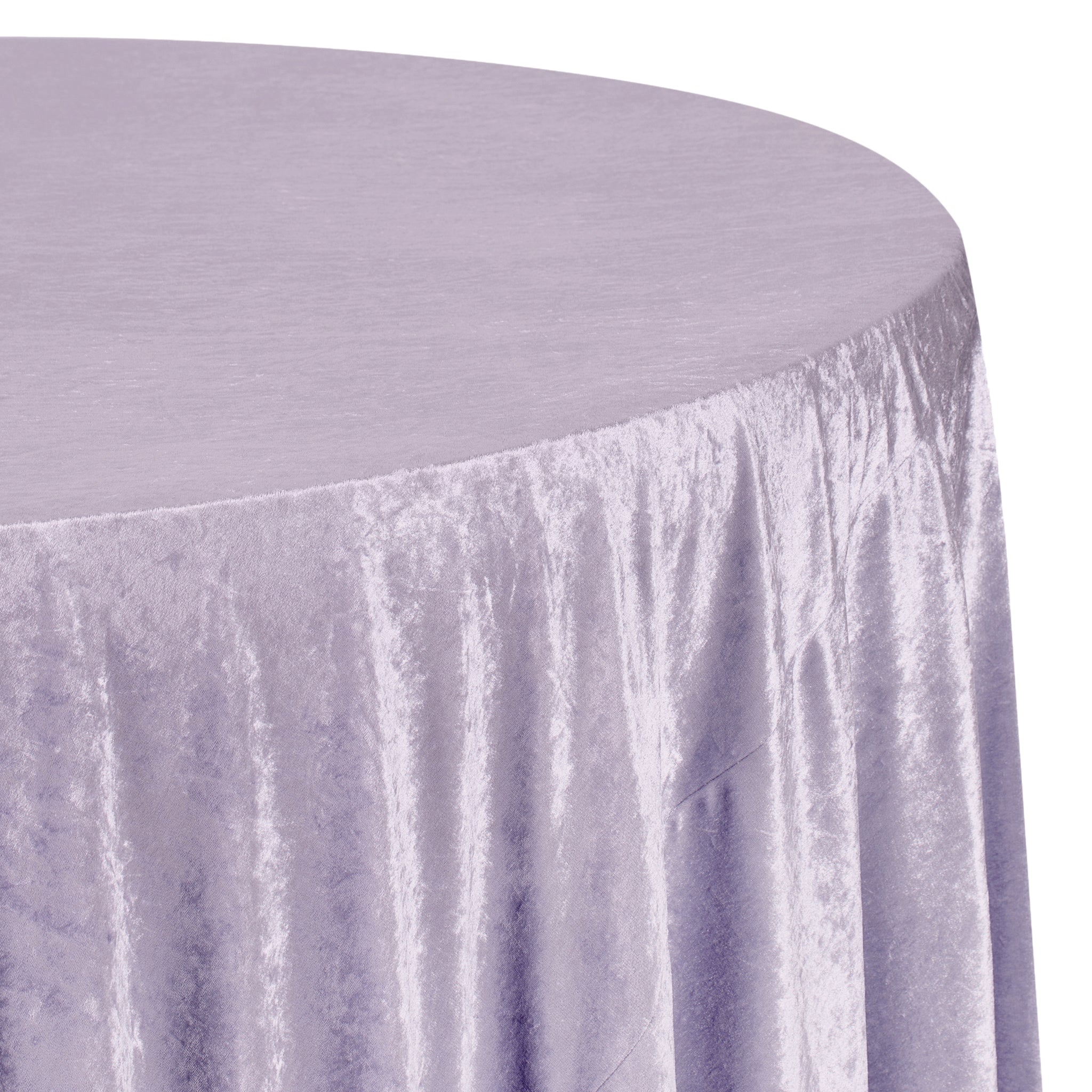 Velvet 120" Round Tablecloth - Wisteria - Image 4