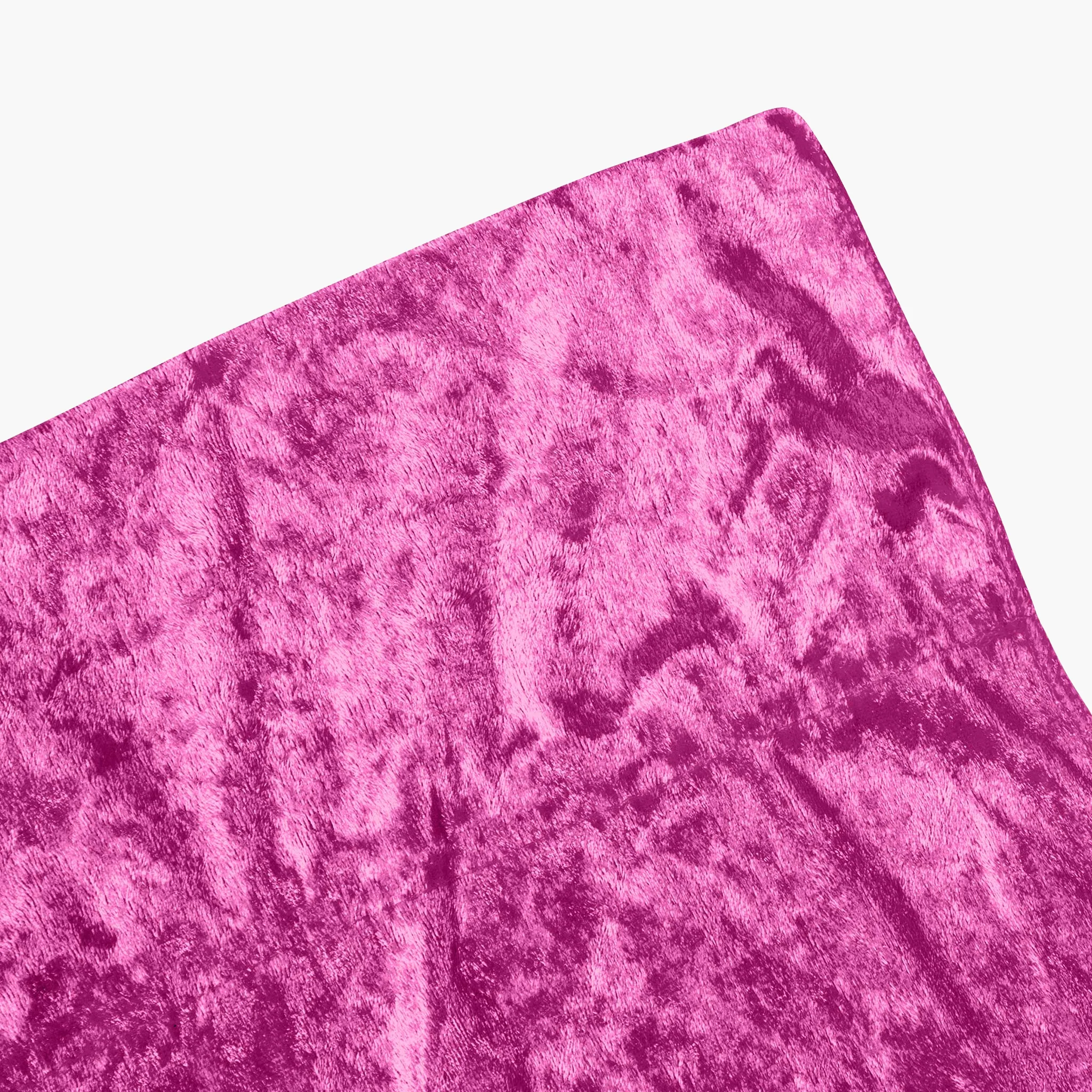 Velvet 12ft H x 52" W Drape/Backdrop Curtain Panel - Magenta - Image 3