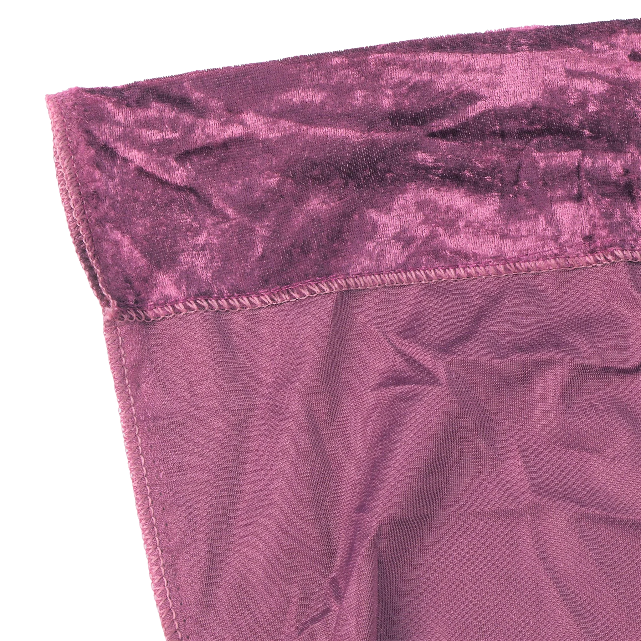 Velvet 16ft H x 52" W Drape/Backdrop Curtain Panel - Violet - Image 4