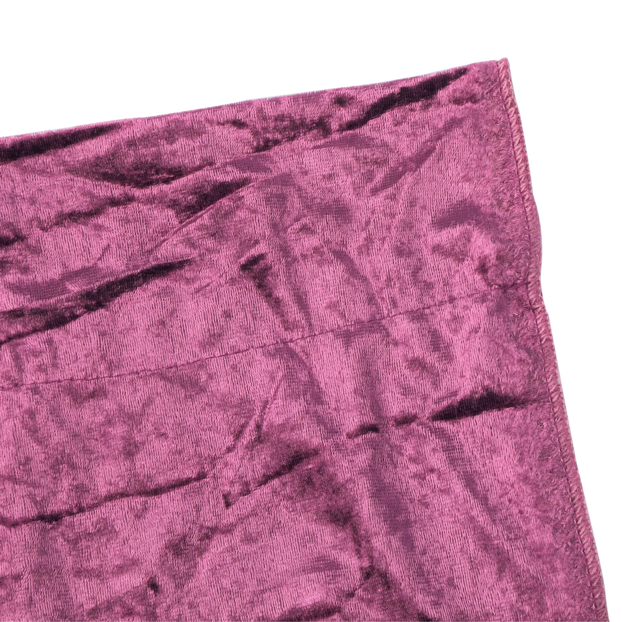 Velvet 18ft H x 52" W Drape/Backdrop Curtain Panel - Violet - Image 2