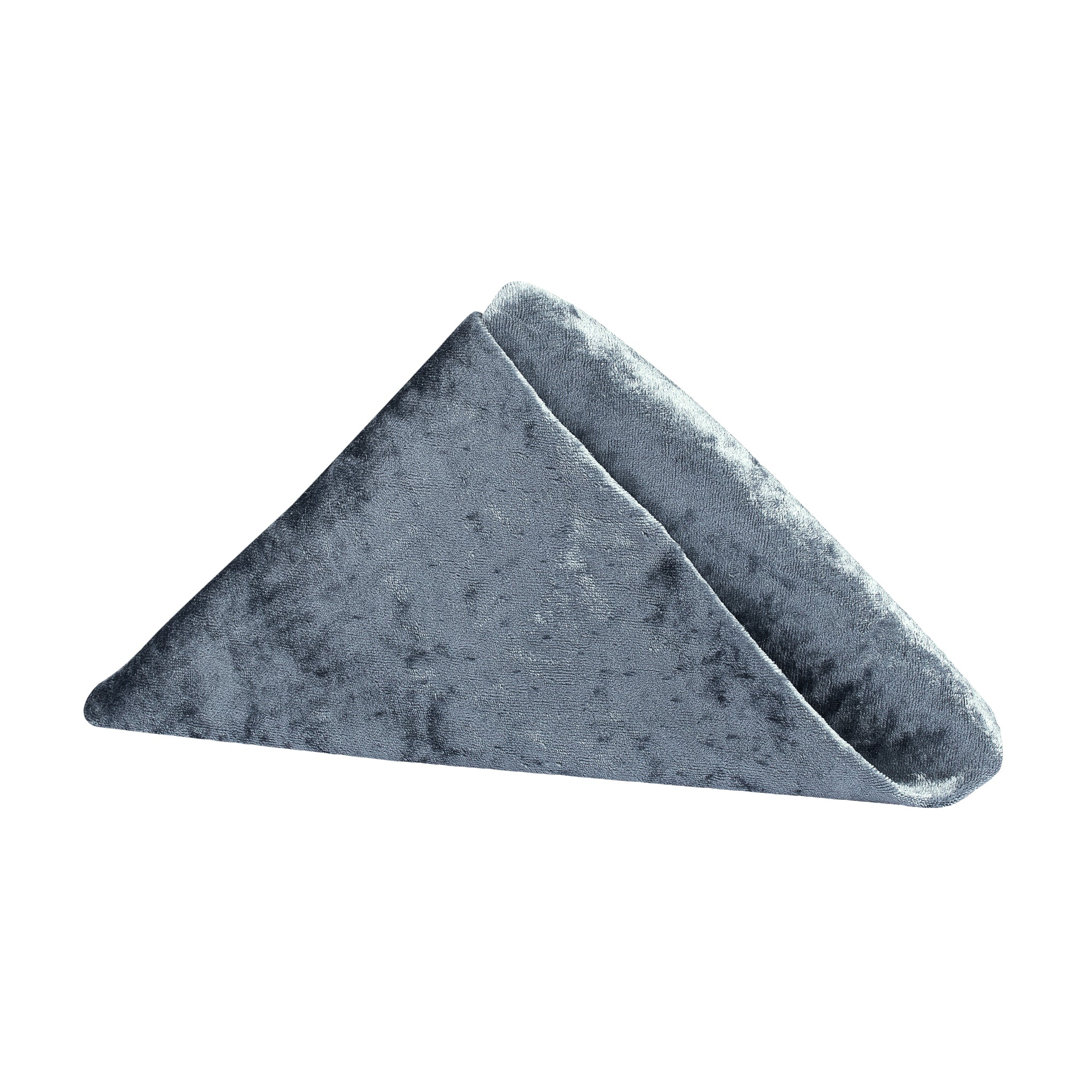 Velvet 20"x20" Linen Napkin - Dark Slate Blue