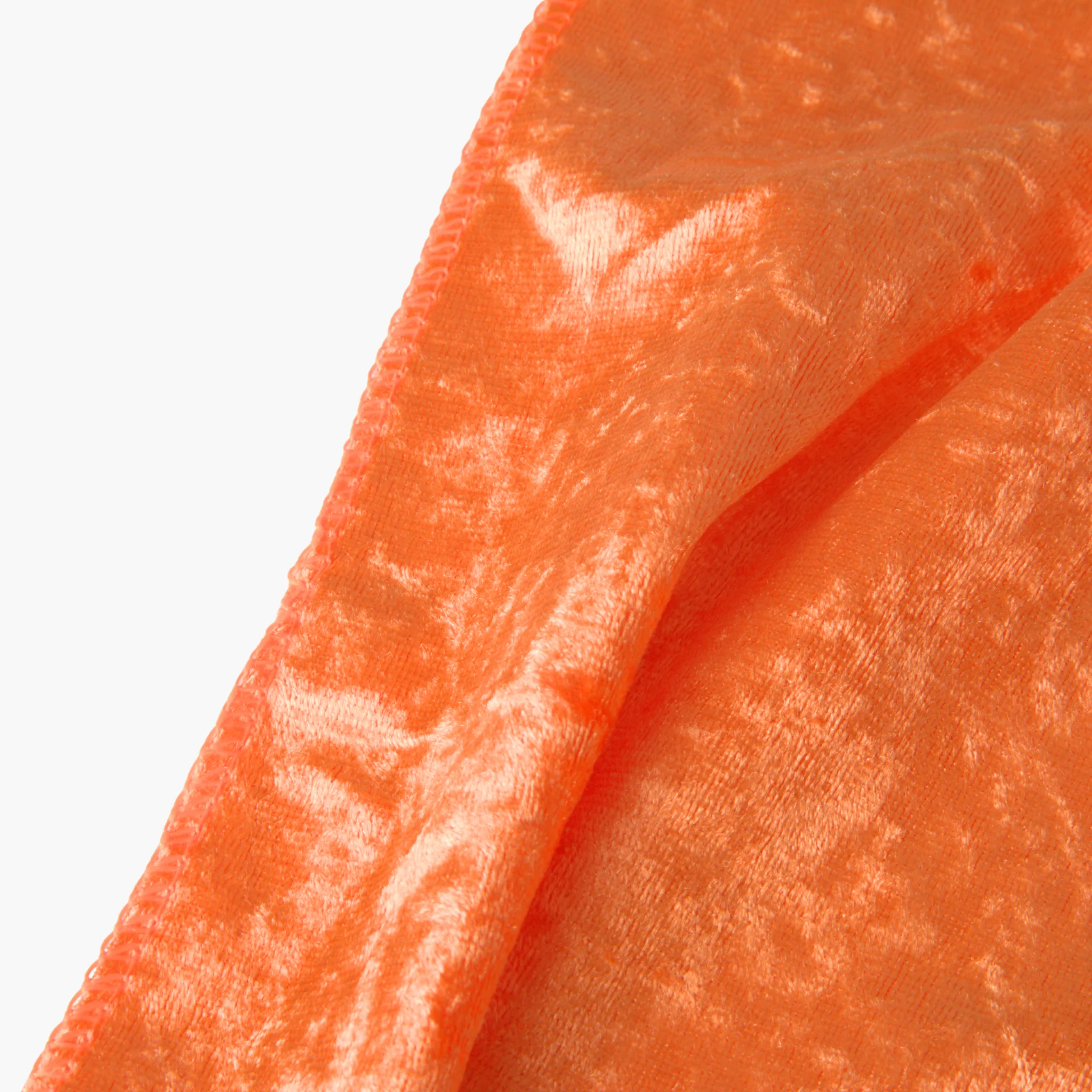 Velvet 20"x20" Linen Napkin - Orange - Image 5