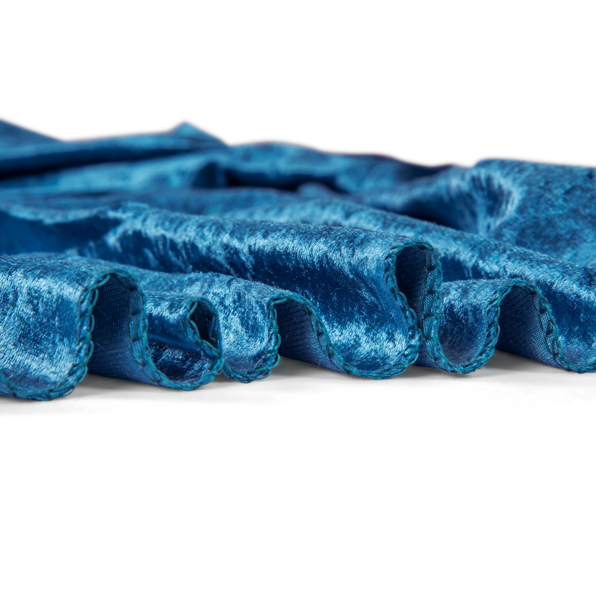 Velvet 90"x132" Rectangular Tablecloth - Dark Teal - Image 10
