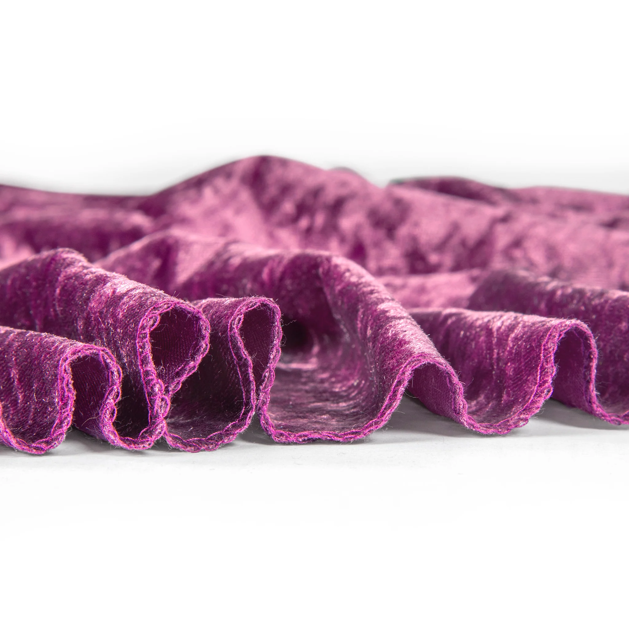 Velvet 90"x132" Rectangular Tablecloth - Violet - Image 4