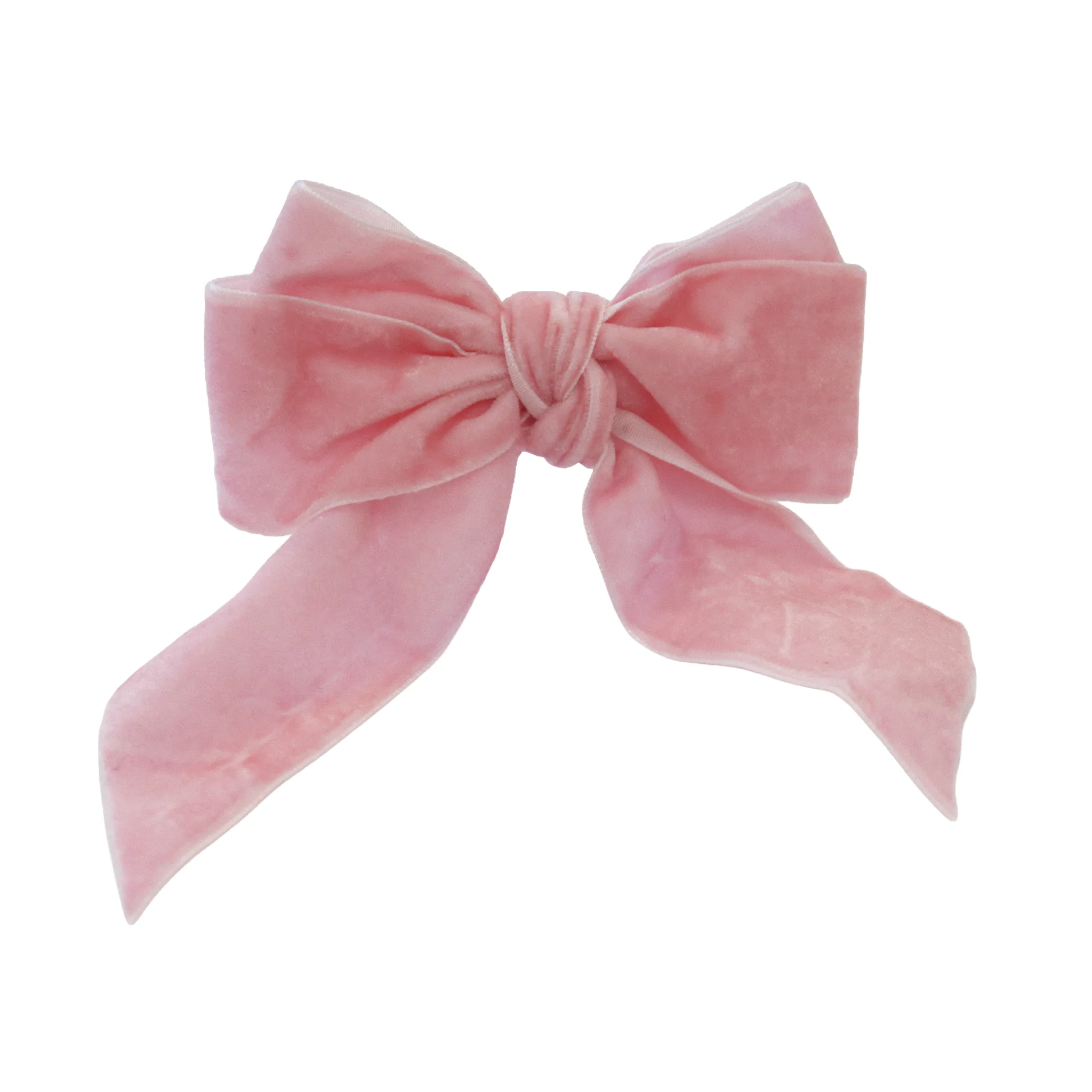 10 pc/pk Velvet Bow-Tie Napkin Ring - Pink