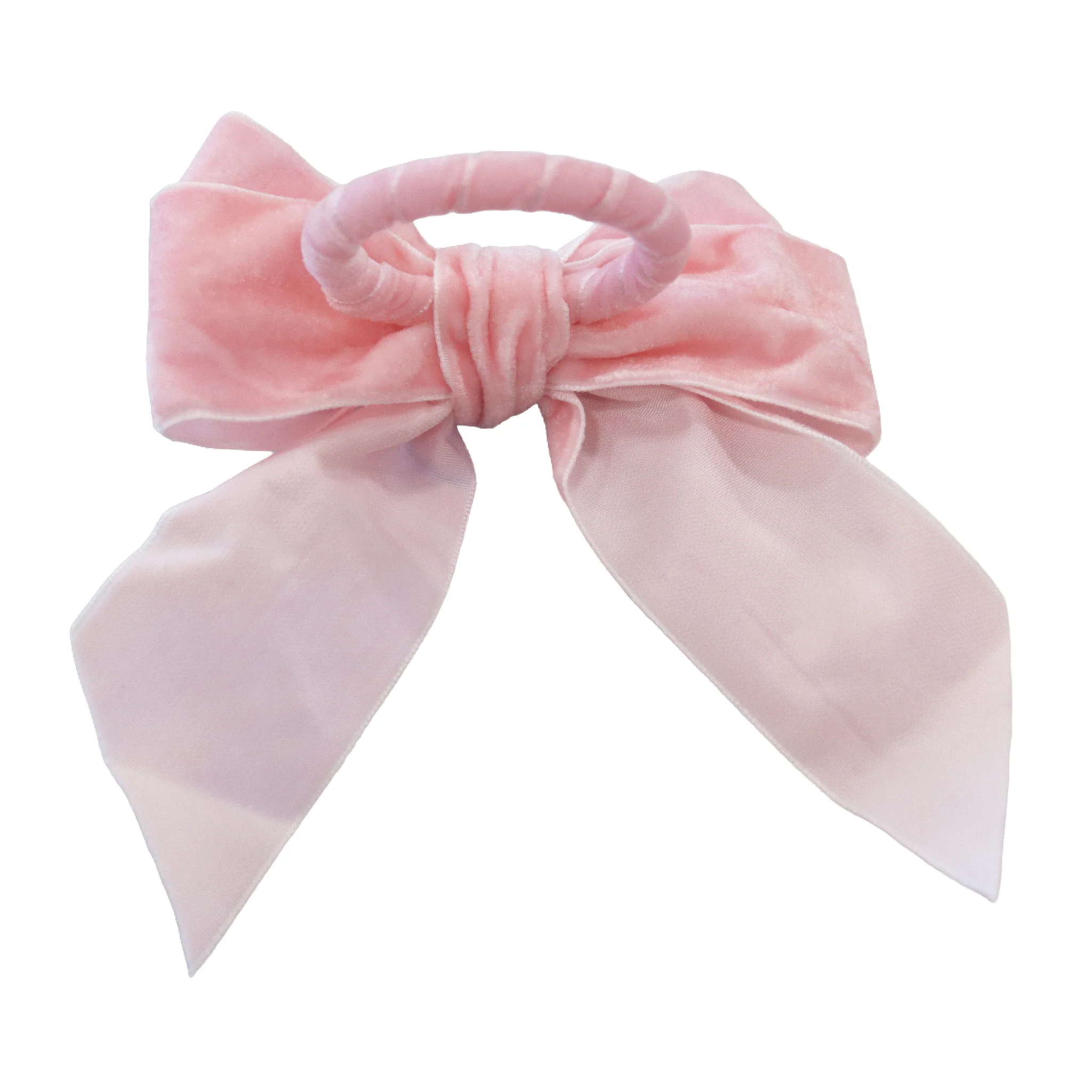10 pc/pk Velvet Bow-Tie Napkin Ring - Pink - Image 5