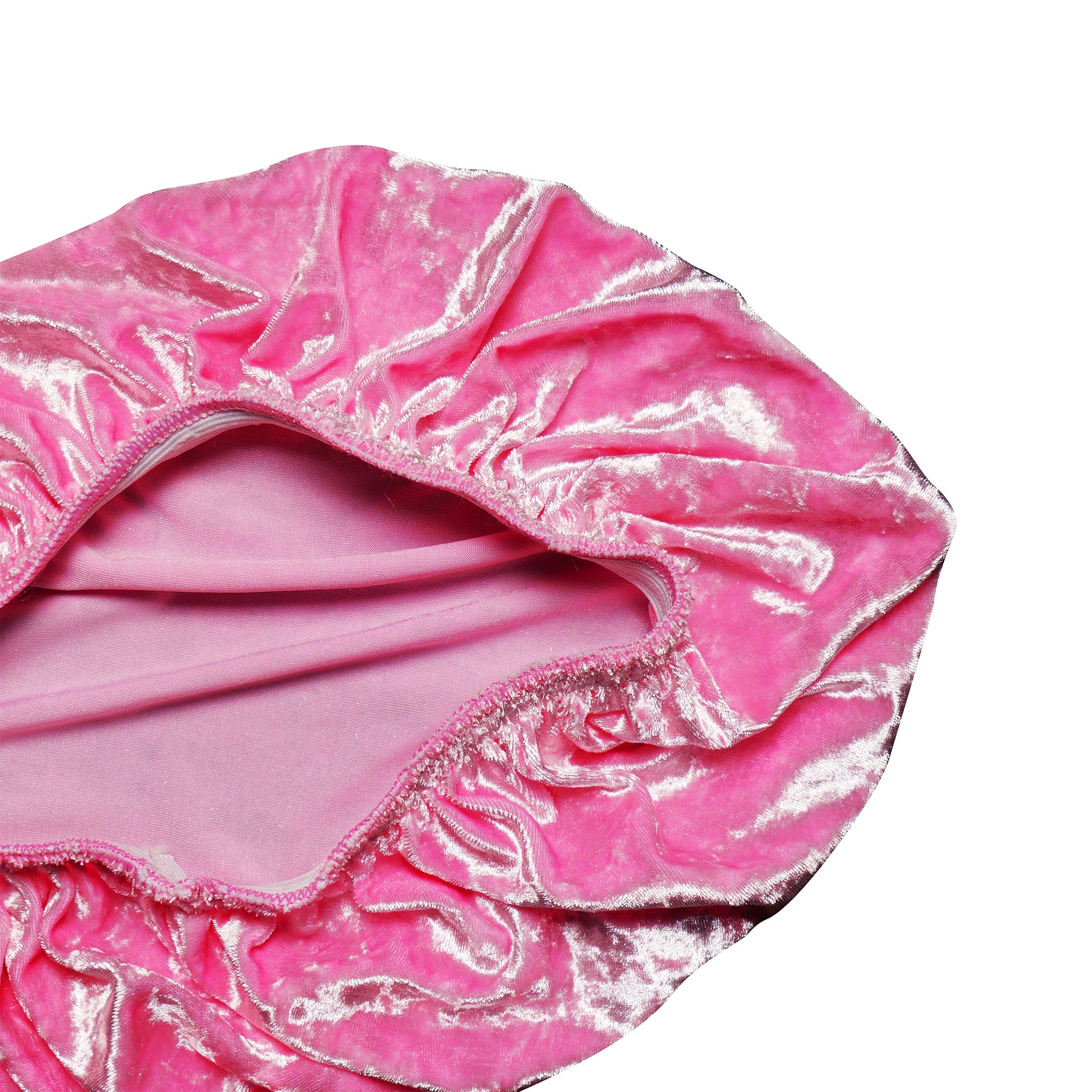 5 pcs/pk Velvet Spandex Chiavari Seat Pad Cover - Fuchsia - Image 4