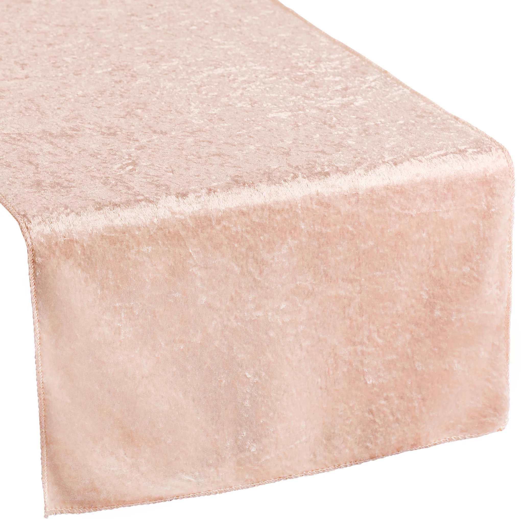 Velvet Table Runner - Blush/Rose Gold