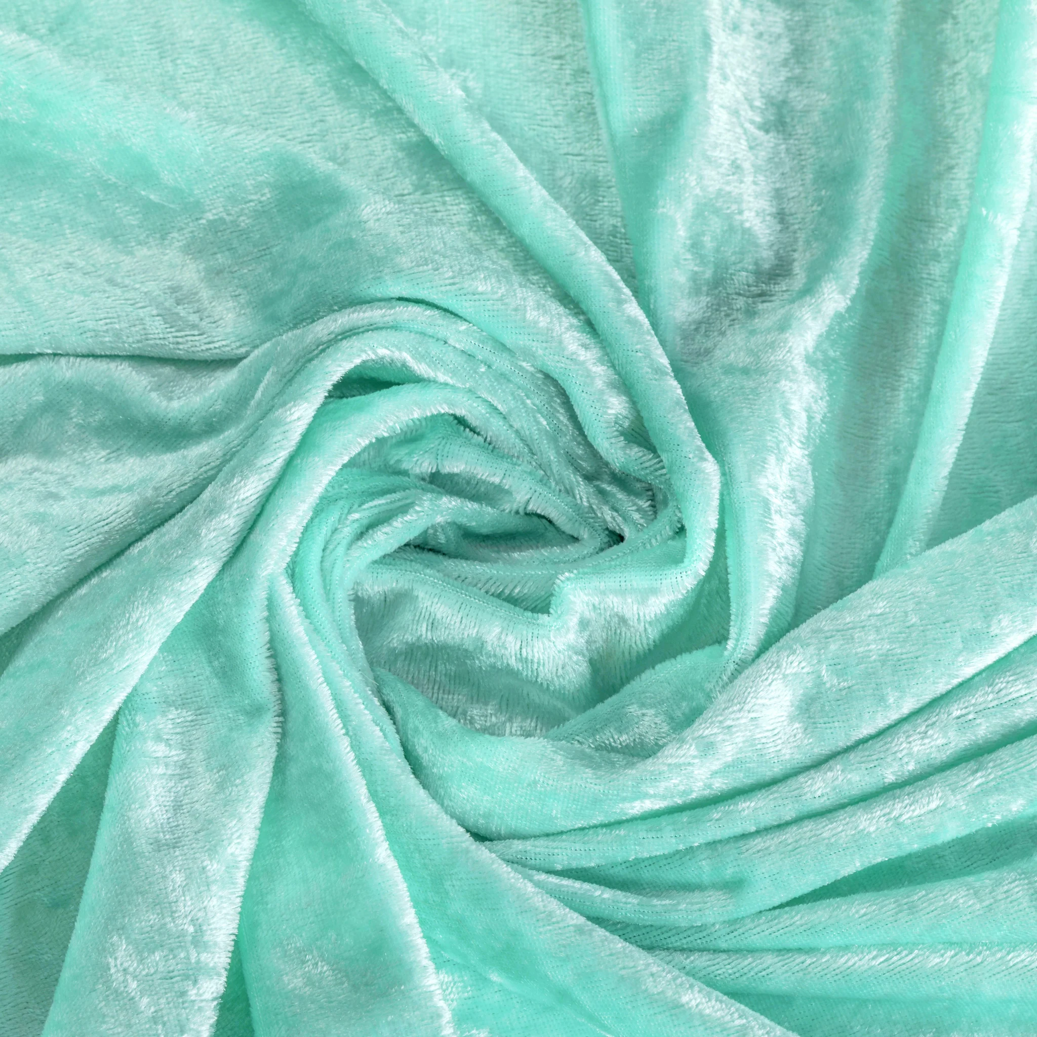 Velvet Table Runner - Light Turquoise - Image 2