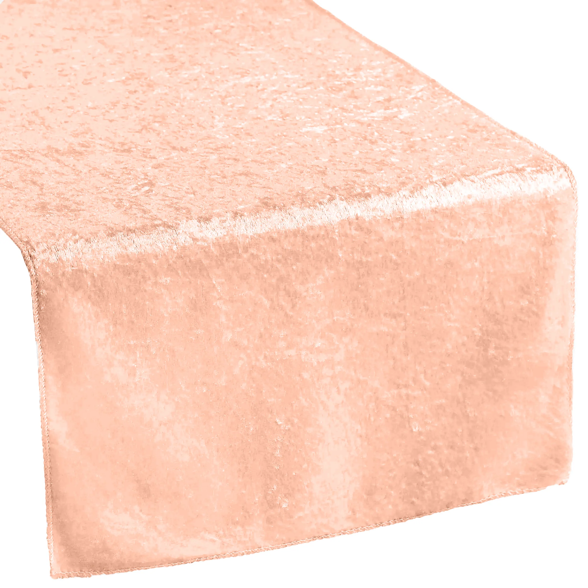 Velvet Table Runner - Peach