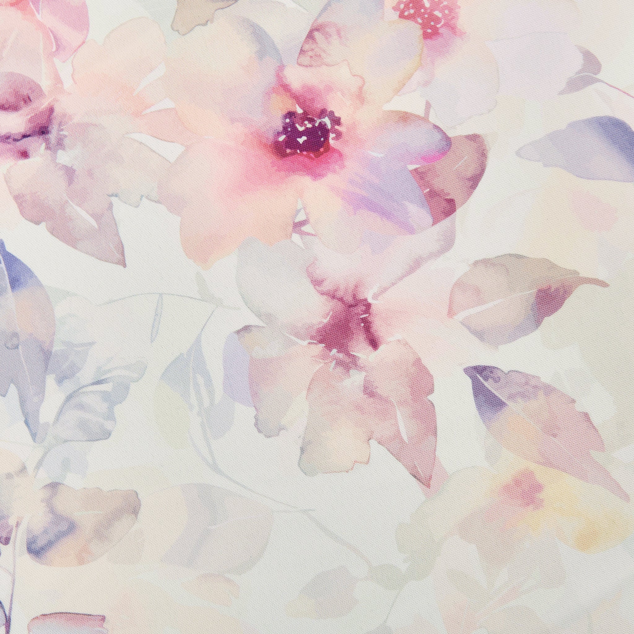 Watercolor Floral Table Runner - Pink - Image 2